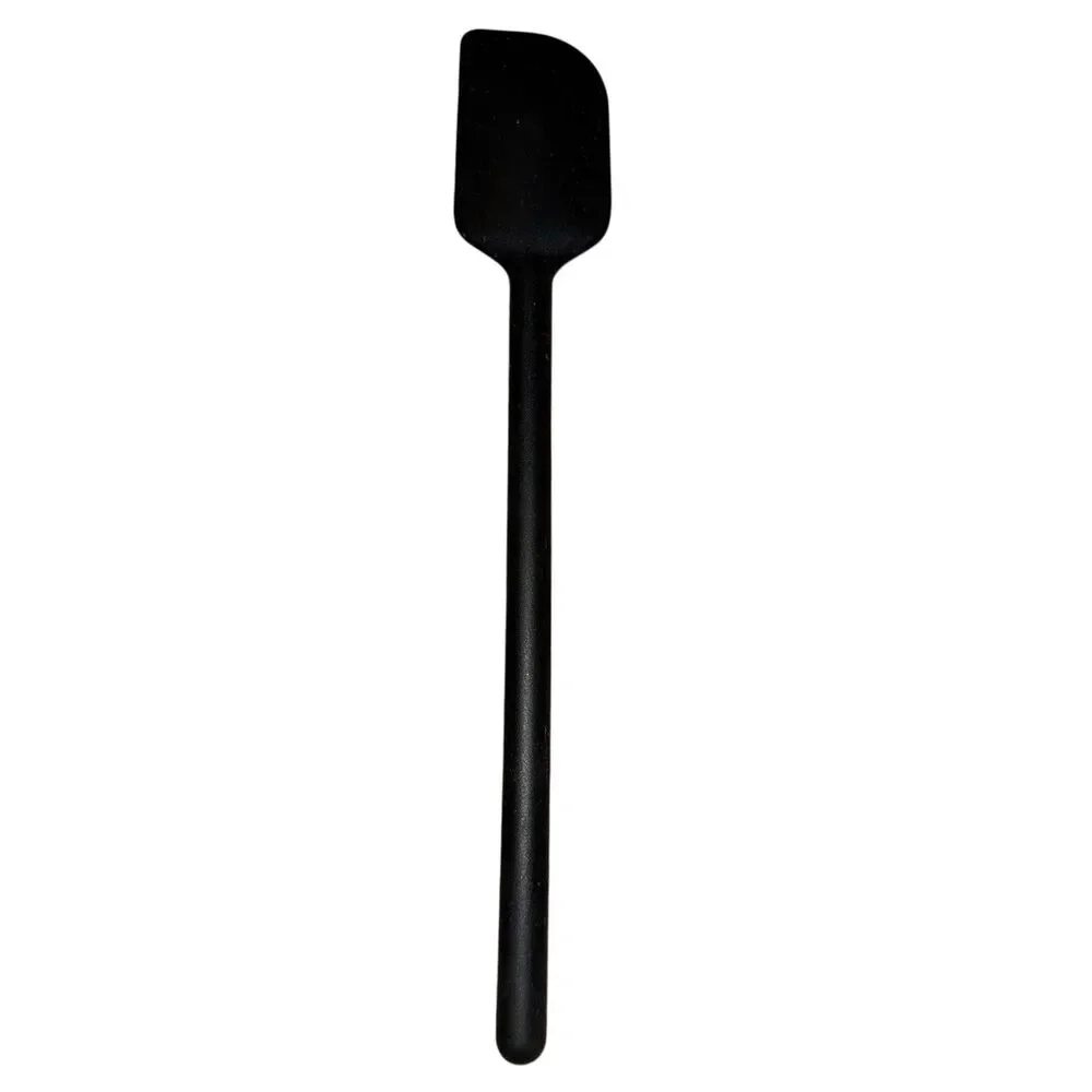 Crate And‎ Barrel Black Silicone Baking Spatula Cooking Serving